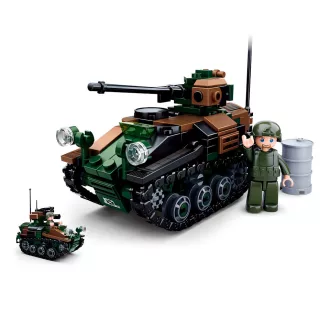 Sluban Model Bricks M38-B0750 Wiesel AWC kis tank 2 az 1-ben - JátékManufaktúra