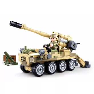 Sluban Army Model Bricks M38-B0751 Mobil ágyú 8x8 földi aknavetővel - JátékManufaktúra