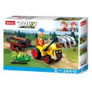Sluban Town Farm M38-B0777 Kis traktor utánfutóval - JátékManufaktúra