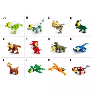 Sluban Qbricks tojások M38-B0796 Dínó 1 db - JátékManufaktúra