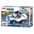 Sluban Police M38-B0824 Felhúzhatós rendőrautó - JátékManufaktúra