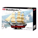 Sluban Model Bricks M38-B0836 USS Constitution fregatt vitorlás hadihajó - JátékManufaktúra