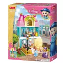 Sluban Girls Dream Village M38-B0875 Kétszintes ház tetőtérrel - JátékManufaktúra