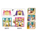 Sluban Girls Dream Village M38-B0875 Kétszintes ház tetőtérrel - JátékManufaktúra