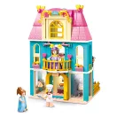 Sluban Girls Dream Village M38-B0875 Kétszintes ház tetőtérrel - JátékManufaktúra