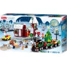 Sluban Town M38-B0887 Karácsonyi falu vonattal - JátékManufaktúra