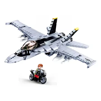 Sluban Model Bricks M38-B0928 F/A-18 Super Bumblebee vadászgép - JátékManufaktúra
