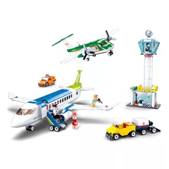 Sluban Airport M38-B0930 Repülőtér két repülővel - JátékManufaktúra