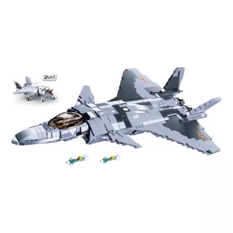 Sluban Model Bricks M38-B0931 Chengdu J-20 vadászgép - JátékManufaktúra