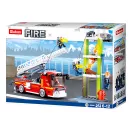 Sluban Tűzoltók M38-B0966 Jármű teleszkópos létrával - JátékManufaktúra