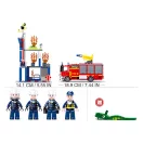 Sluban Tűzoltók M38-B0967 Nagy tűzoltóautó ágyúval és guruló robottal - JátékManufaktúra