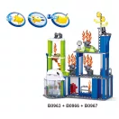 Sluban Tűzoltók M38-B0967 Nagy tűzoltóautó ágyúval és guruló robottal - JátékManufaktúra