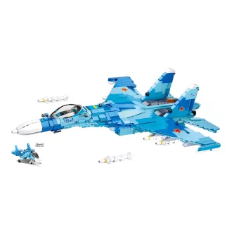 Sluban Model Bricks M38-B0985 Su-27 vadászgép 2 az 1-ben - JátékManufaktúra
