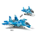 Sluban Model Bricks M38-B0985 Su-27 vadászgép 2 az 1-ben - JátékManufaktúra