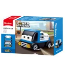 Sluban Power Bricks M38-B1072B Felhúzhatós autó szemekkel - Kék tartálykocsi - JátékManufaktúra