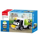 Sluban Power Bricks M38-B1072D Felhúzhatós autó szemekkel - Zöld tartálykocsi - JátékManufaktúra