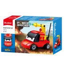 Sluban Power Bricks M38-B1072F Felhúzhatós autó szemekkel - Tűzoltók - JátékManufaktúra