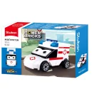 Sluban Power Bricks M38-B1072H Felhúzhatós autó szemekkel - Mentőautó - JátékManufaktúra