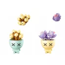 Sluban Flowers M38-B1076 Pozsgások cserépben display, 6 db - JátékManufaktúra