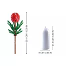 Sluban Flowers M38-B1101-08 Tibouchina urvilleana vázában - JátékManufaktúra