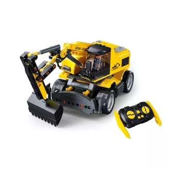 Sluban Town E7 M38-B1155 Távirányítós gumikerekes markoló - JátékManufaktúra