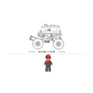 Sluban Power Bricks Felhúzhatós piros off-road GO - JátékManufaktúra