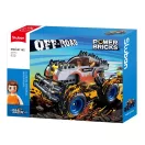 Sluban Power Bricks Felhúzhatós ezüst off-road monster - JátékManufaktúra