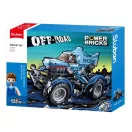 Sluban Power Bricks Felhúzhatós off-road Kék cápa - JátékManufaktúra