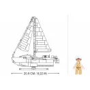 Sluban Model Bricks M38-B1190 Rodeo motorcsónak 1:35 méretarány - JátékManufaktúra