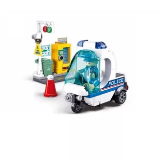 Sluban Metropolis M38-B1217A Rendőrjárőr triciklin - JátékManufaktúra