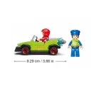 Sluban Metropolis M38-B1217D Álruhás bandita autóban és rendőr motoron - JátékManufaktúra