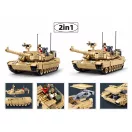 Sluban Model Bricks M38-B1365 M1A2 Abrams TUSK II harckocsi 2 az 1-ben - JátékManufaktúra
