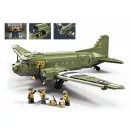 Sluban M38-B1366 Douglas C-47 szállító repülőgép - JátékManufaktúra