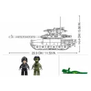 Sluban Model Bricks M38-B1377 T-90M-S tank 1:35 méretarány - JátékManufaktúra