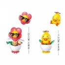 Sluban Flowers M38-P8029 Növények cserépben display, 6 db - JátékManufaktúra