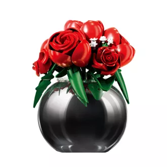 Sluban Flowers M38-P8061 Piros rózsa csokor vázában - JátékManufaktúra