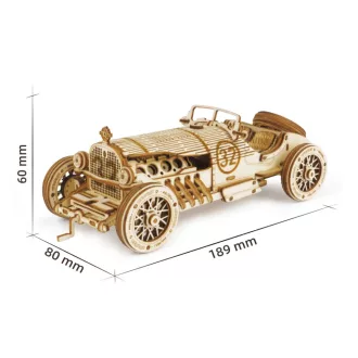 RoboTime - 3D fa puzzle: Versenyautó - JátékManufaktúra
