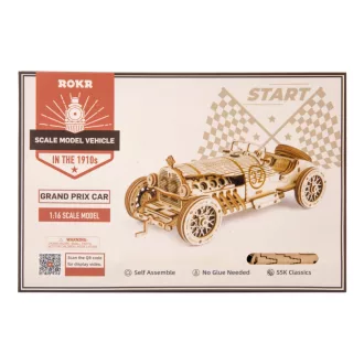 RoboTime - 3D fa puzzle: Versenyautó - JátékManufaktúra