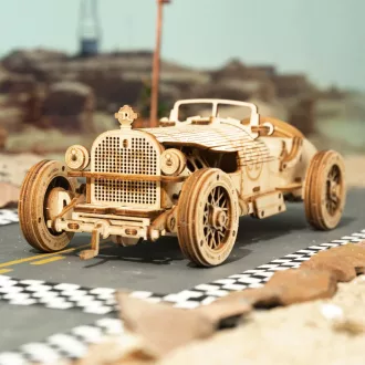 RoboTime - 3D fa puzzle: Versenyautó - JátékManufaktúra
