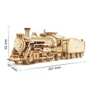 RoboTime - 3D fa puzzle: Gőzmozdony - JátékManufaktúra