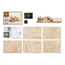 RoboTime - 3D fa puzzle: Gőzmozdony - JátékManufaktúra