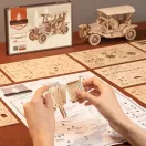 RoboTime - 3D fa puzzle: Veteránautó - JátékManufaktúra