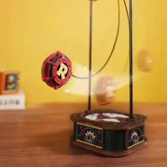 RoboTime - 3D mechanikus készlet, Kétfedelű repülő inga-mechanizmussal - JátékManufaktúra