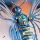 RoboTime - 3D mechanikus készlet, Kék pillangó - JátékManufaktúra