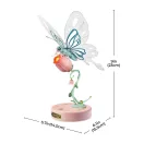 RoboTime - 3D mechanikus készlet, Rózsaszín pillangó - JátékManufaktúra