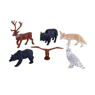 Mojo - Mini világ: Erdei állatok szett (6 db, vegyes) - JátékManufaktúra