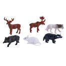 Mojo - Mini világ: Erdei állatok szett (6 db, vegyes) - JátékManufaktúra