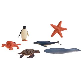 Mojo - Mini világ: Tengeri élővilág szett (6 db, vegyes) - JátékManufaktúra