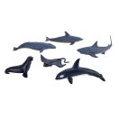 Mojo - Mini világ: Tengeri élővilág szett (6 db, vegyes) - JátékManufaktúra