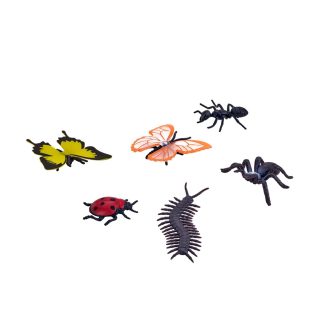 Mojo - Mini világ: Rovarok és pókok szett (6 db, vegyes) - JátékManufaktúra